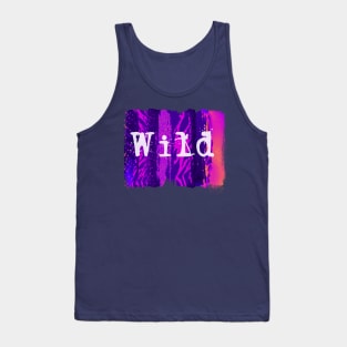 Neon wild brush strokes Tank Top